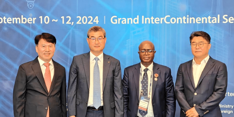 Director General-Kura , Eng.silas Kinoti During The Ongoing Global Infrastructure Cooperation Conference (Gicc), 2024 Being Held In Seoul, South Korea. Photo/Kura