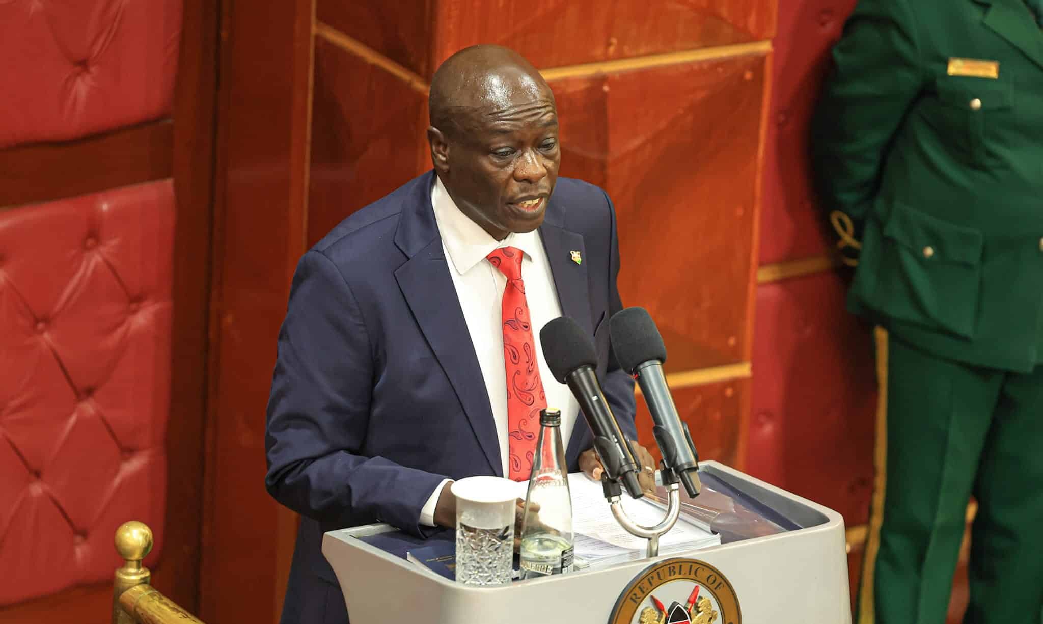 DP Rigathi Gachagua appearing before the National Assembly on October 8, 2024. PHOTO/ Parliament. Koome