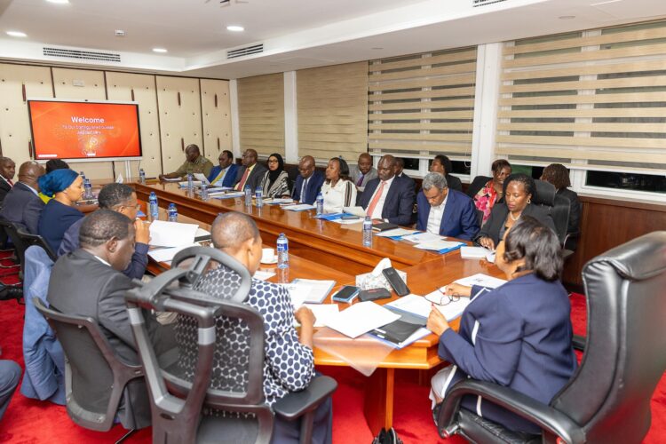 Committee plans on the swearing of Kithure Kindiki. Photo/ Seth Olale