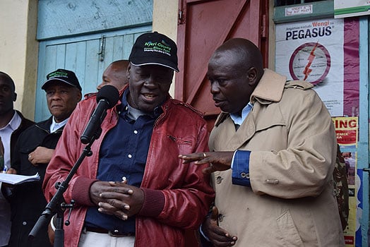 DP Rigathi Gachagua with his late brother Nderitu Gachagua. PHOTO/ FILE.