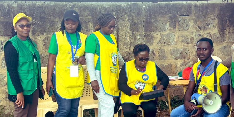 Polio vaccination exercise. Photo/ MoH