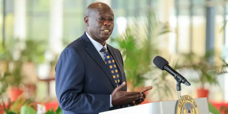DP Rigathi Gachagua during the inauguration of new Cabinet Secretaries . Photo:DPCS DP Rigathi Gachagua during the inauguration of new Cabinet Secretaries . Photo:DPCS