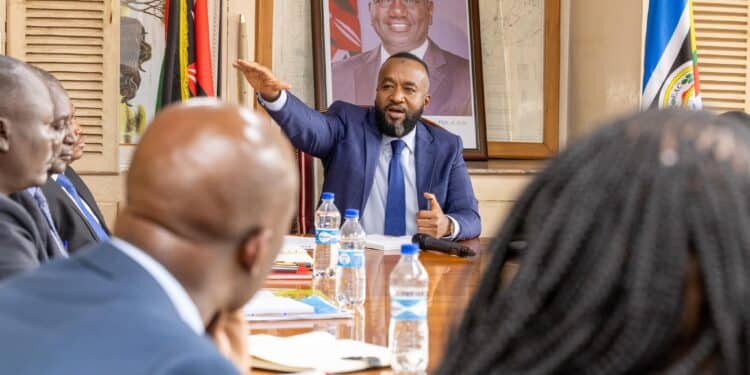 Mining Cabinet Secretary Ali Hassan Joho at a past event. PHOTO/Ministry of Mining.