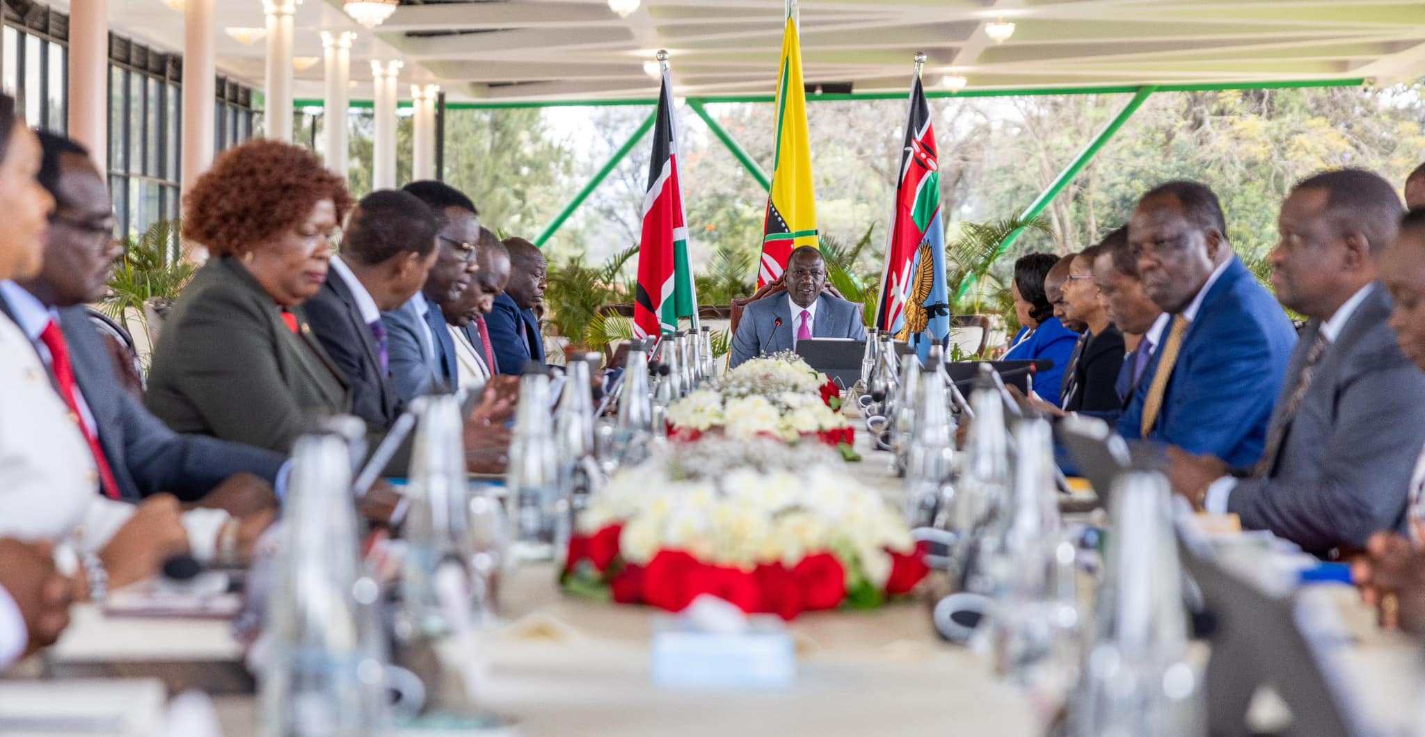 President William Ruto Chairing his cabinet. PHOTO/PCS.