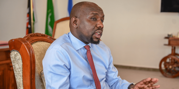 CS for State Department for Youth Affairs and Creative Economy Onesmus Kipchumba Murkomen. Photo/Murkomen