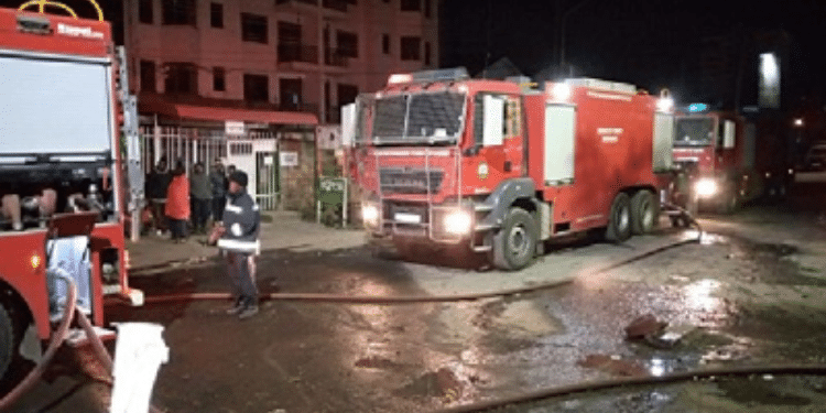 Nairobi County fire engines. PHOTO/ Nairobi County. Kenya Red Cross