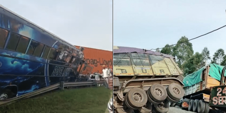 Royal Liner Bus Accident Along Bungoma-Malaba Highway