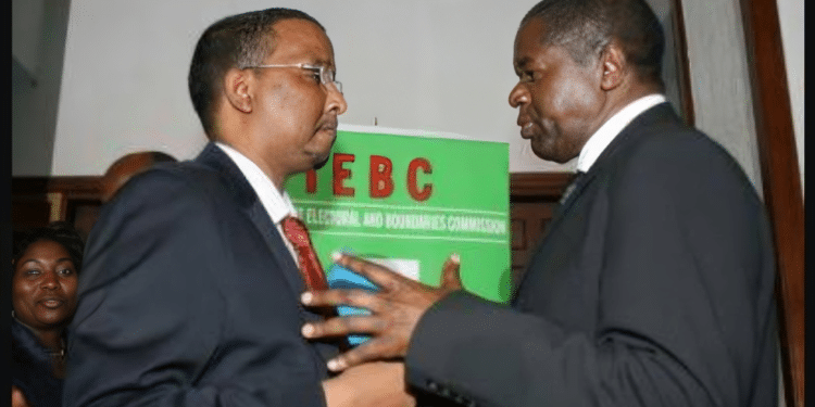 Former Independent Electoral and Boundaries Commission (IEBC) Chief Executive Officer James Oswago.