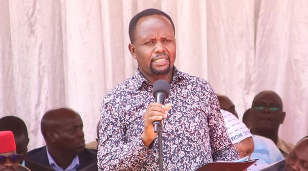 Trans Nzoia Governor George Natembeya. Photo Natemebeya