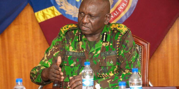 Inspector General of Police Douglas Kanja. PHOTO/NPS.Inspector General of Police Douglas Kanja. PHOTO/NPS. Police. DCI