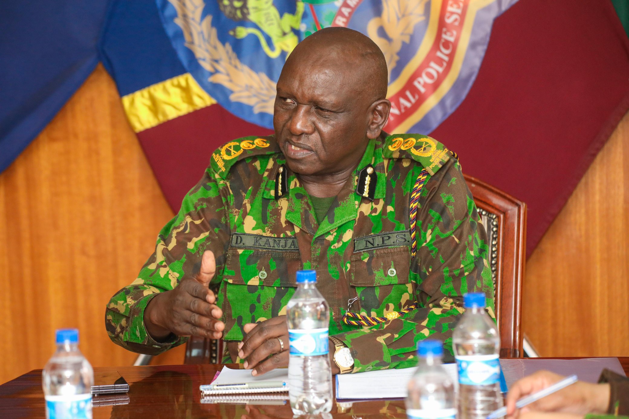 Inspector General of Police Douglas Kanja. PHOTO/NPS.Inspector General of Police Douglas Kanja. PHOTO/NPS. Police. DCI