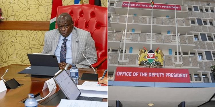 Gachagua: List of DP Office Staff Ordered to Vacate Office