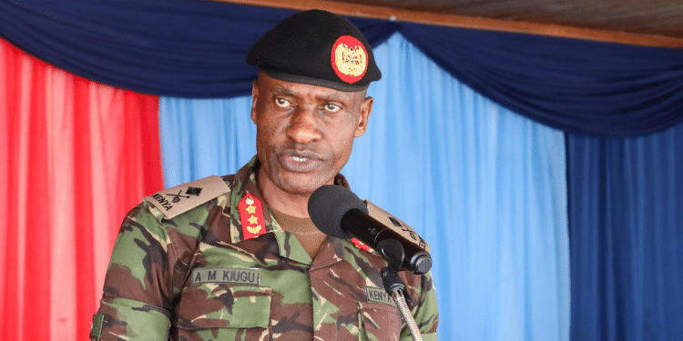 KDF Major General Muthuri Kiugu Retires