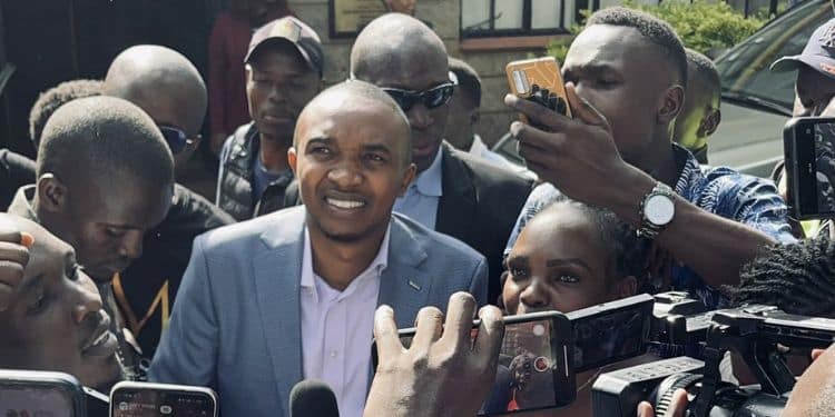 Morara Kebaso released from police custody. PHOTO/Bravin Yuri