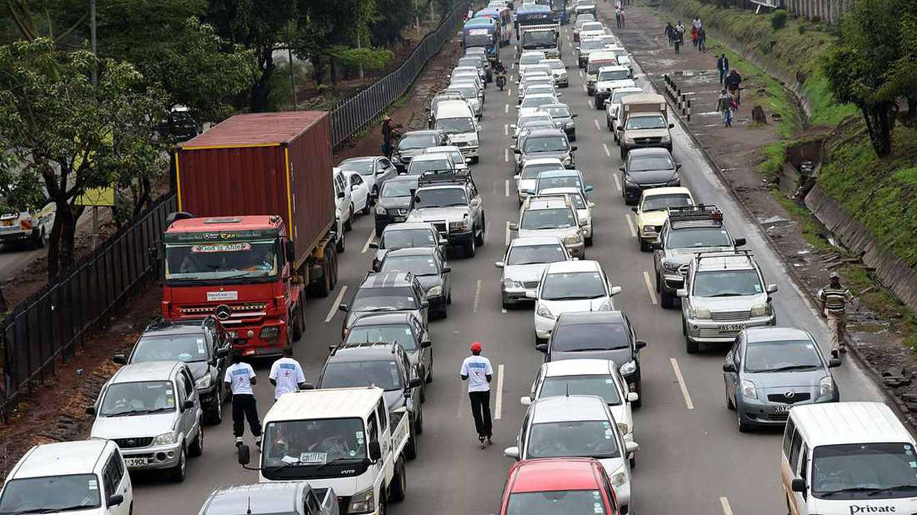 A Section of of Mombasa Road