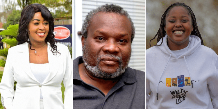 A collage of Lilian Muli, Macharia Gaitho and Anita Soina. Photo/ Muli/ NMG. Soina