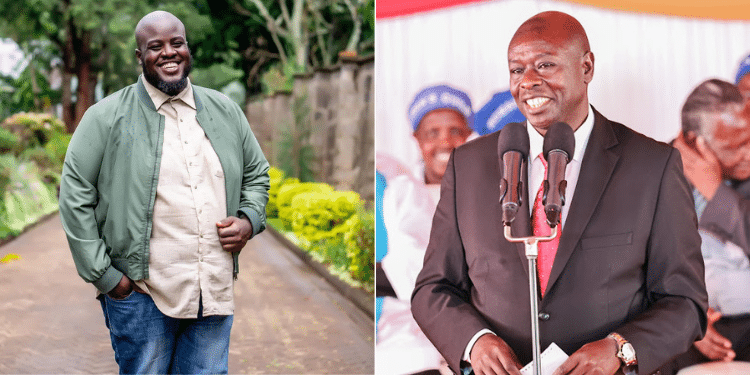 A collage of Ken Nderiti and DP Rigathi Gachagua. pHOTO/ nDERITU. dpcs
