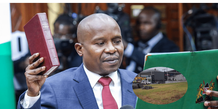 Is Kithure Kindiki Being Sworn in At Uhuru Gardens?