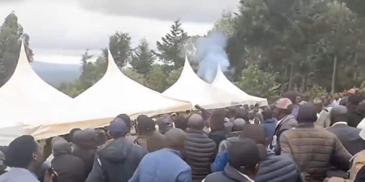Chaos at the burial ceremony of Diana Chepng'eno in Bomet County. Chaos at the burial ceremony of Diana Chepng'eno in Bomet County.
