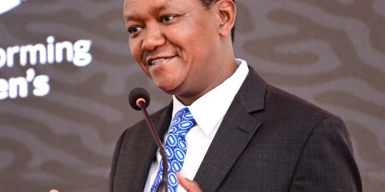 Labour CS Alfred Mutua Speaking at a function. PHOTO/Ministry of Labour