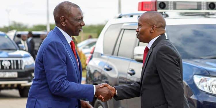President William Ruto and Deputy President Kithure KIndiki.
