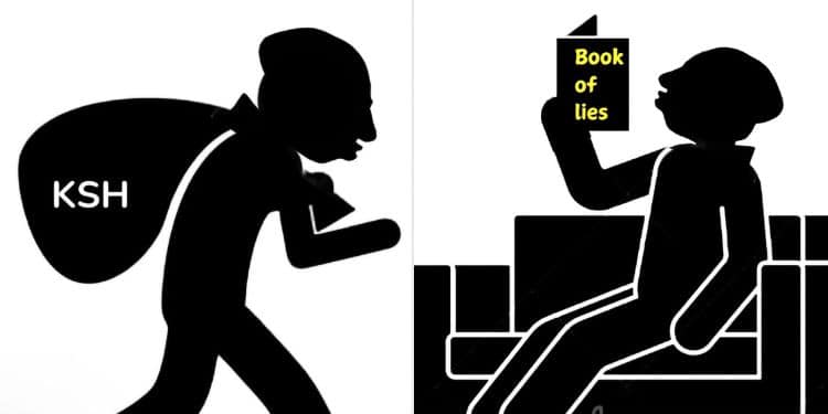 Kibet_bull, the original black-and-white silhouette cartoons