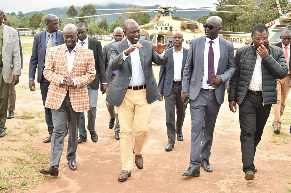 President William Ruto when he visited West Pokot County in 2023. PHOTO/PCS.