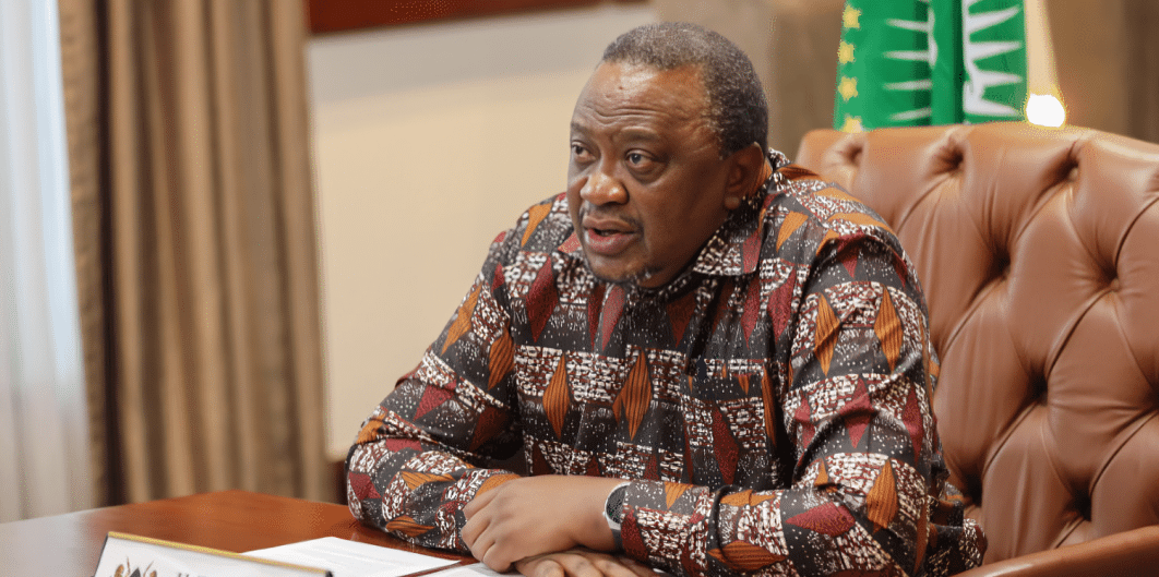 Former President Uhuru Kenyatta. Photo: PCS
