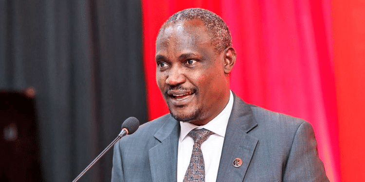 Treasury CS John Mbadi. PHOTO/ The National Treasury X
