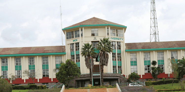 Moi University administration block. Moi University administration block.