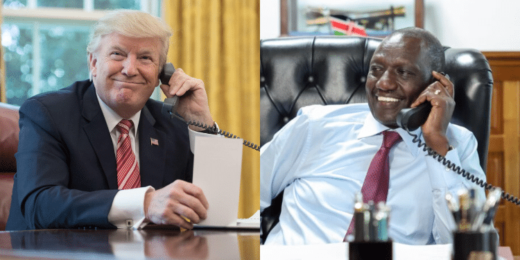 Details of Ruto’s Phone Call with Donald Trump