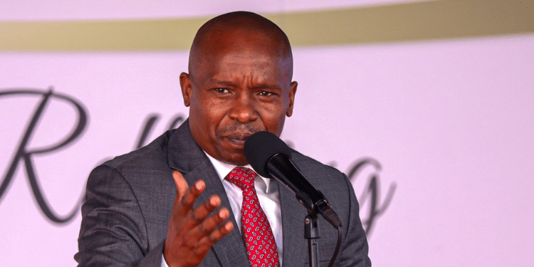 Deputy President Kithure Kindiki at a past event.