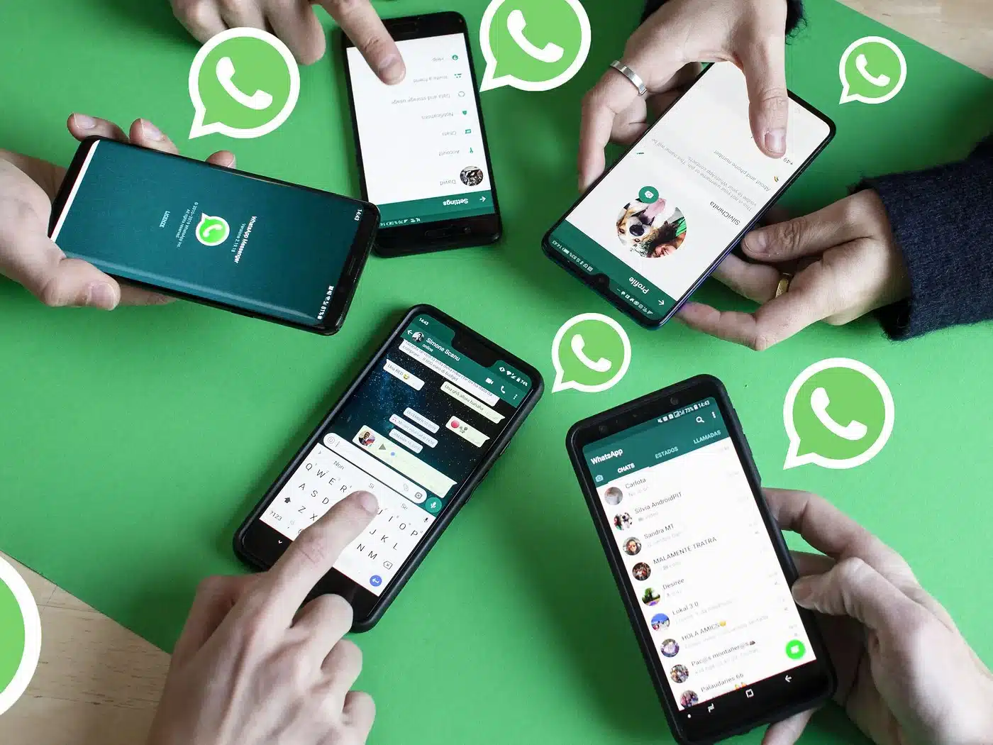A photo of phone screens with the WhatsApp app. PHOTO/nextpit.A photo of phone screens with the WhatsApp app. PHOTO/nextpit. WhatsApp
