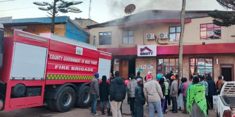 Equity Bank Kapenguria on Fire.Equity Bank Kapenguria on Fire.Equity Bank Kapenguria on Fire.