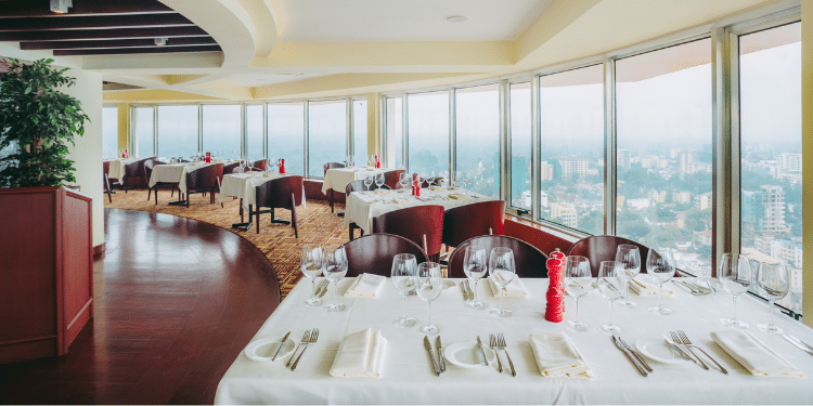 The View section inside Mövenpick Hotel in Nairobi. Photo/ Mövenpick