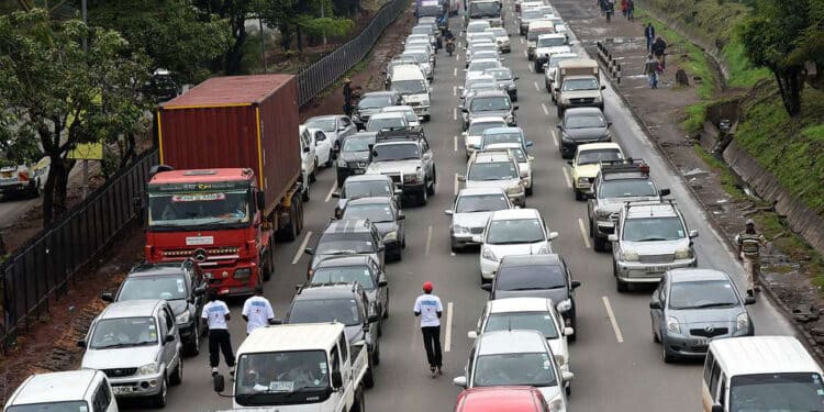 A Section of of Mombasa Road
