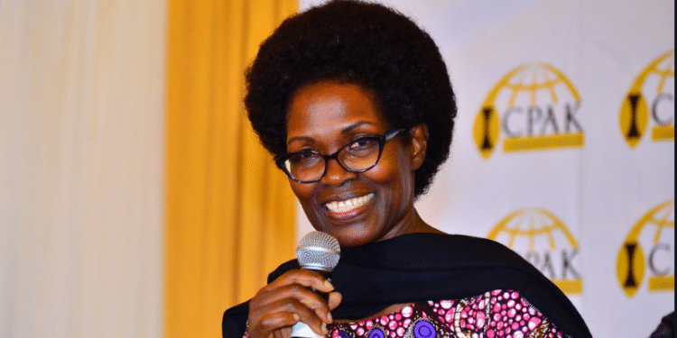 Outgoing non-executive director, Rose Ogega. Photo/ Safaricom
