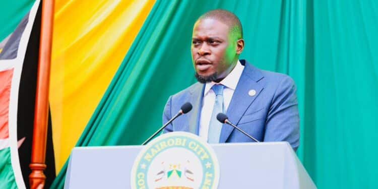 Governor Johnson Sakaja. Photo/ Sakaja