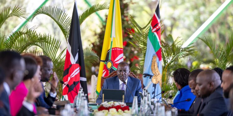 President William Ruto chairs a cabinet meeting on December 17, 2024. PHOTO/PCS. Kuria