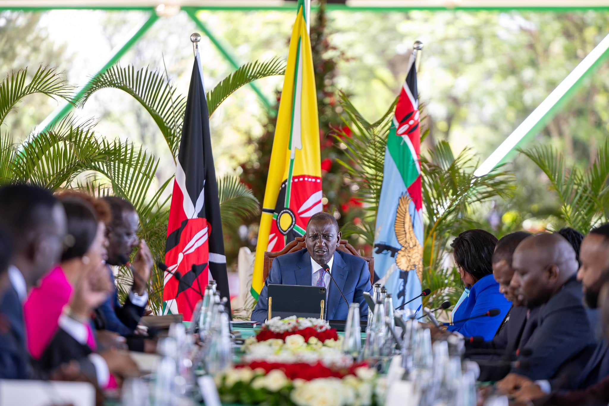 President William Ruto chairs a cabinet meeting on December 17, 2024. PHOTO/PCS. Kuria