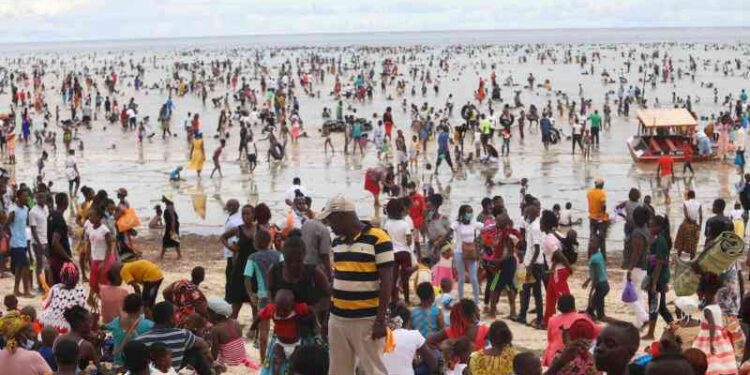 Kenyans Visiting The Beaches Assured Of Secuirty By Police.