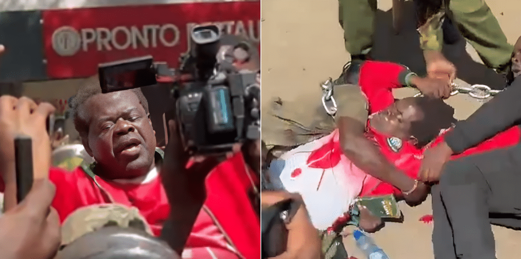 Busia Senator Okiya Omtatah and several other protesters have been arrested in Nairobi CBD.
