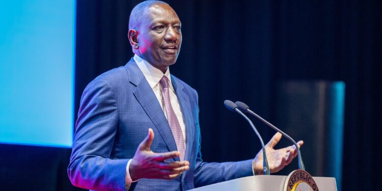 President William Ruto at a past event. Phhoto/ PCS