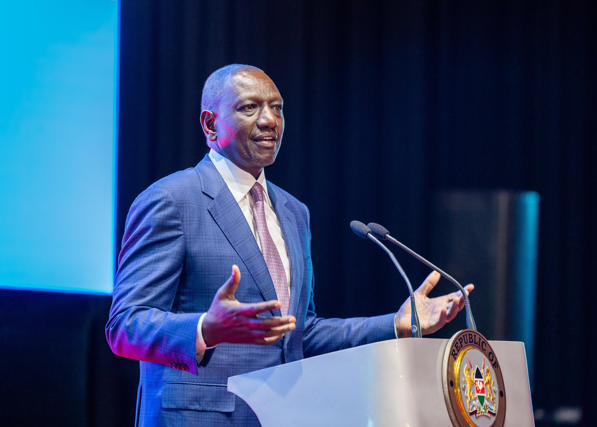 President William Ruto at a past event. Phhoto/ PCS