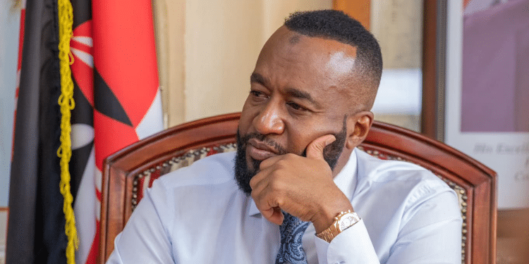 Cabinet Secretary for Mining, Blue Economy & Maritime Affairs Hassan Joho. Photo/Hassan Joho X Fireworks display