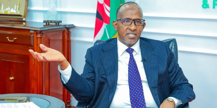 Environment Cabinet Secretary Aden Duale .Photo/Ministry of Environment