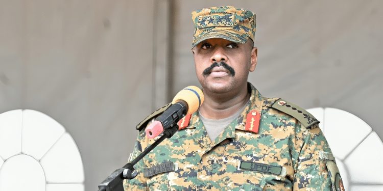 Commander In Chief and Son of Uganda’s President Yoweri Museveni’s son General Muhoozi Kainerugaba.