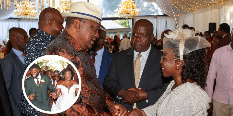 Uhuru Attends Matiang'i Daughter Wendy’s Wedding [PHOTOS]