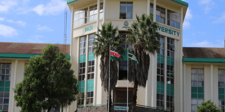 Moi University Administration Building. Photo/Moi University