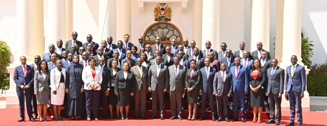President William Ruto meets PSs in 2022. Photo/ PCS